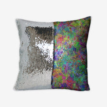 Load image into Gallery viewer, Ode To Giverny Sequin Reversible Pillow Case
