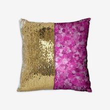 Load image into Gallery viewer, Pinktopia Sequin Reversible Pillow Case
