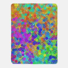 Load image into Gallery viewer, Electric Sunrise Sherpa Blanket
