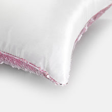 Load image into Gallery viewer, Pinktopia Sequin Reversible Pillow Case
